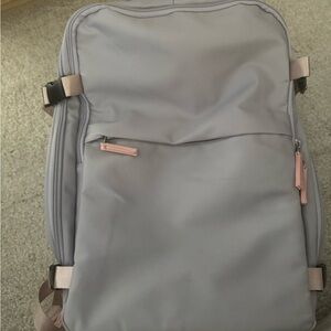 Amazon Essentials purple and Pink Women's Backpack large version.